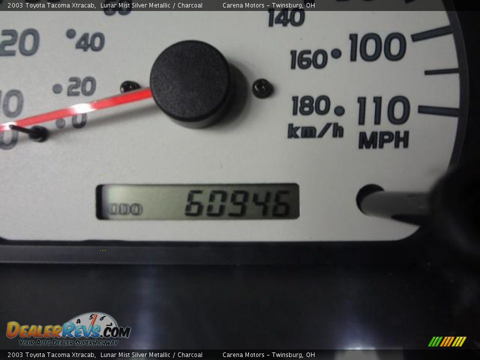 2003 Toyota Tacoma Xtracab Lunar Mist Silver Metallic / Charcoal Photo #3