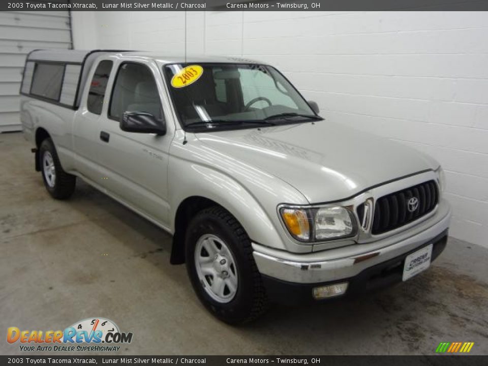 2003 Toyota Tacoma Xtracab Lunar Mist Silver Metallic / Charcoal Photo #6