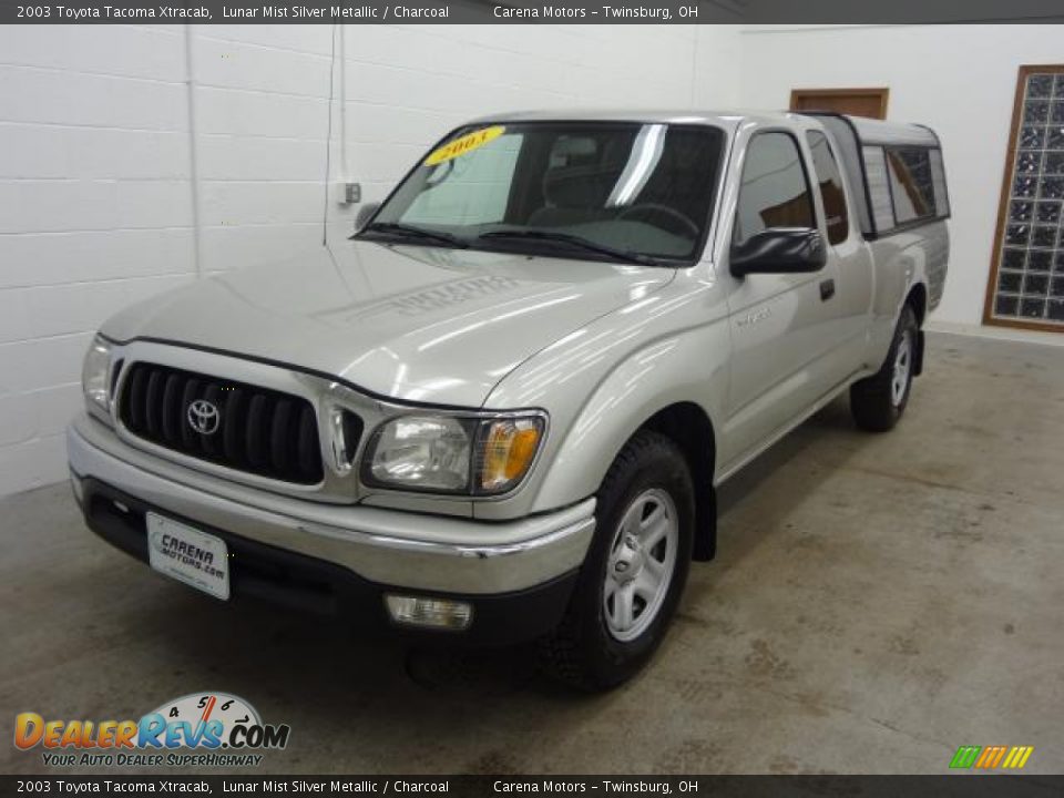 2003 Toyota Tacoma Xtracab Lunar Mist Silver Metallic / Charcoal Photo #14