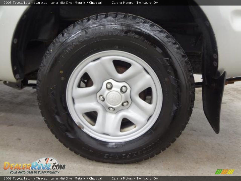 2003 Toyota Tacoma Xtracab Lunar Mist Silver Metallic / Charcoal Photo #22