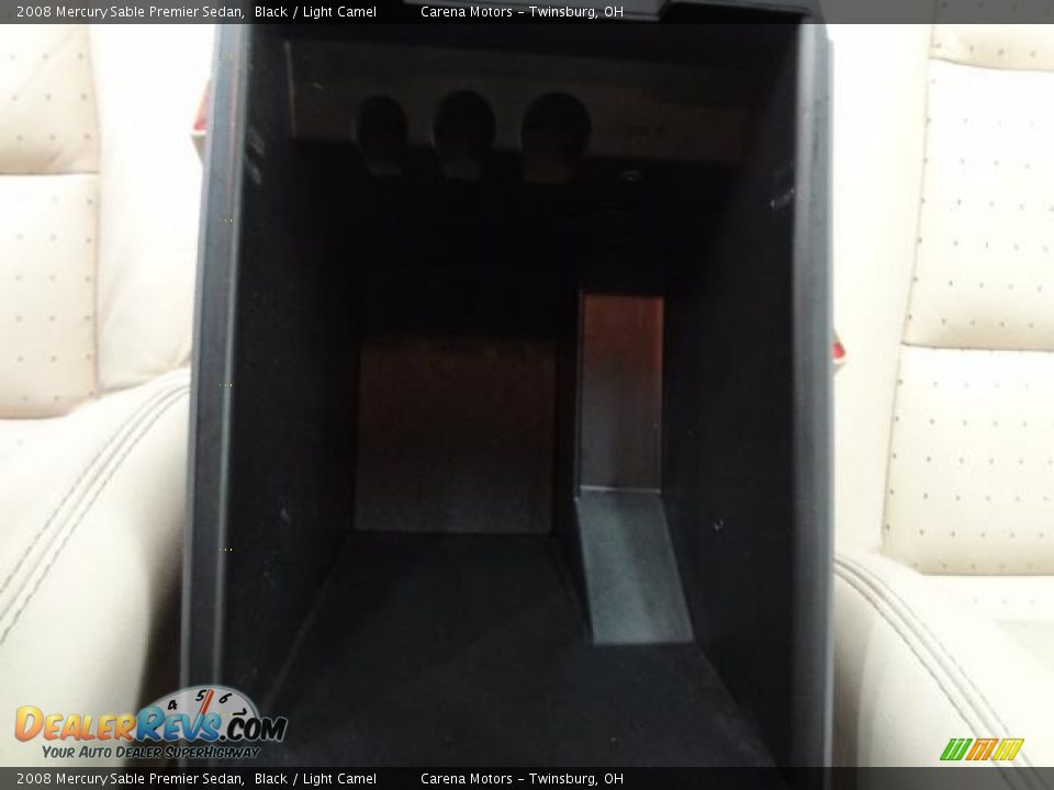 2008 Mercury Sable Premier Sedan Black / Light Camel Photo #17