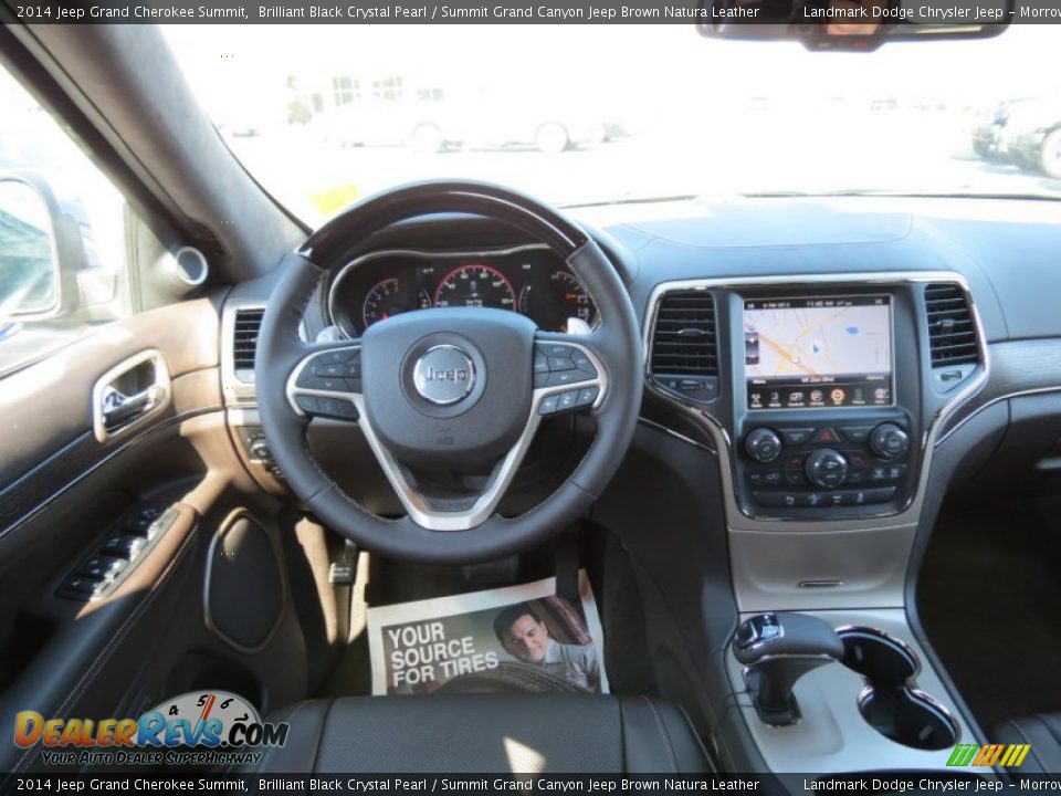 Dashboard of 2014 Jeep Grand Cherokee Summit Photo #9