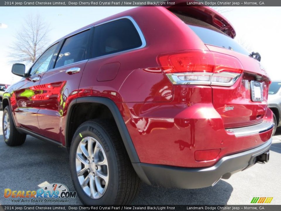 2014 Jeep Grand Cherokee Limited Deep Cherry Red Crystal Pearl / New Zealand Black/Light Frost Photo #2
