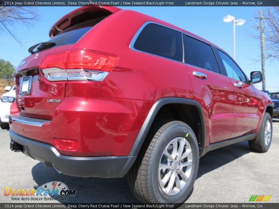 2014 Jeep Grand Cherokee Limited Deep Cherry Red Crystal Pearl / New Zealand Black/Light Frost Photo #3