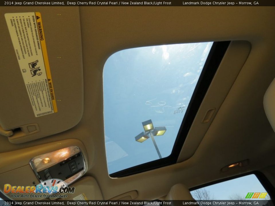 2014 Jeep Grand Cherokee Limited Deep Cherry Red Crystal Pearl / New Zealand Black/Light Frost Photo #7