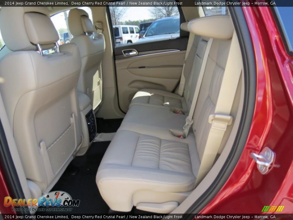 2014 Jeep Grand Cherokee Limited Deep Cherry Red Crystal Pearl / New Zealand Black/Light Frost Photo #8