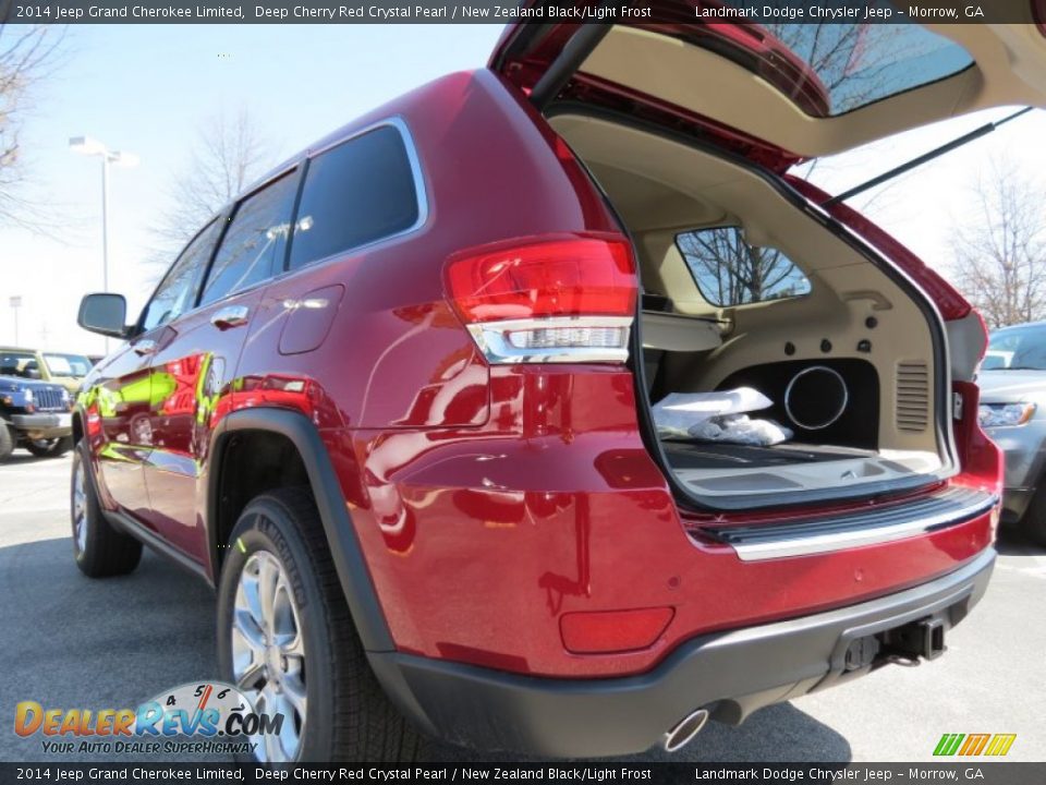2014 Jeep Grand Cherokee Limited Deep Cherry Red Crystal Pearl / New Zealand Black/Light Frost Photo #10