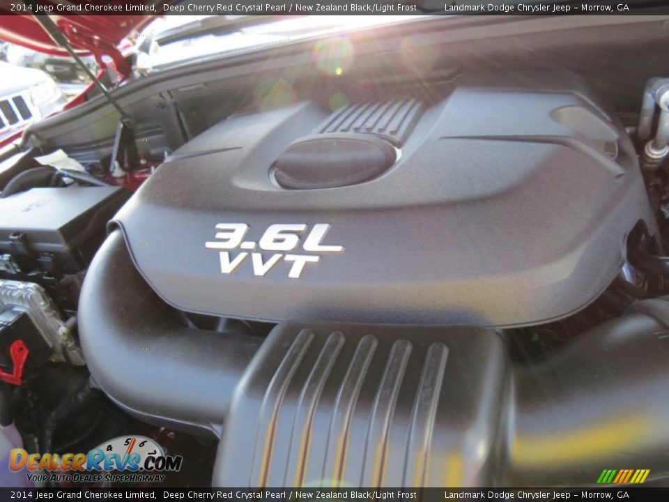 2014 Jeep Grand Cherokee Limited Deep Cherry Red Crystal Pearl / New Zealand Black/Light Frost Photo #11