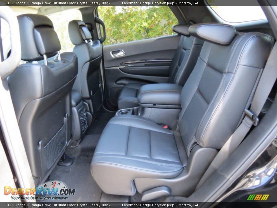 2013 Dodge Durango Crew Brilliant Black Crystal Pearl / Black Photo #7