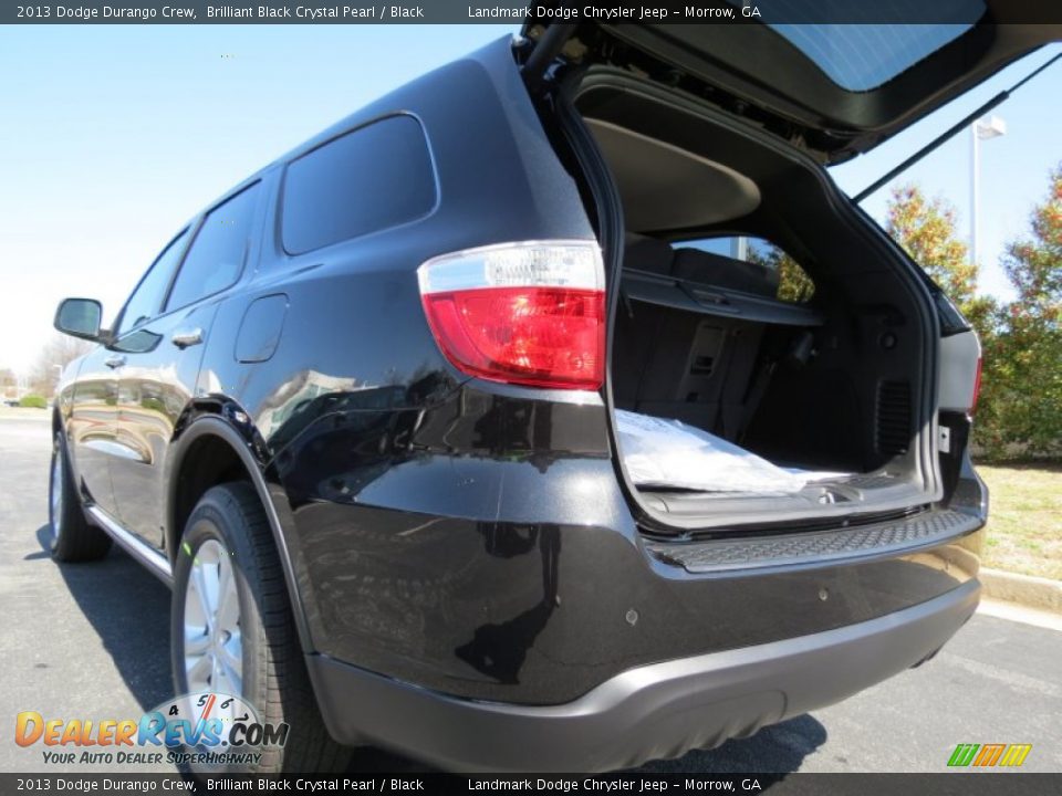 2013 Dodge Durango Crew Brilliant Black Crystal Pearl / Black Photo #9