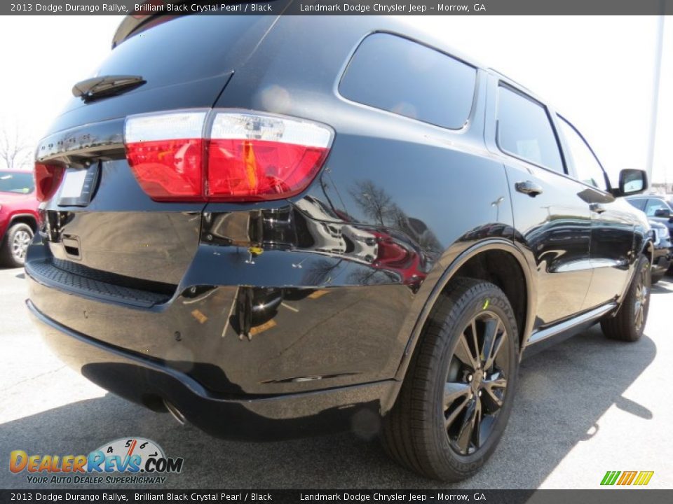 2013 Dodge Durango Rallye Brilliant Black Crystal Pearl / Black Photo #3
