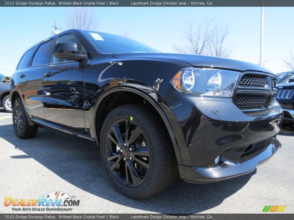 2013 Dodge Durango Rallye Brilliant Black Crystal Pearl / Black Photo #4