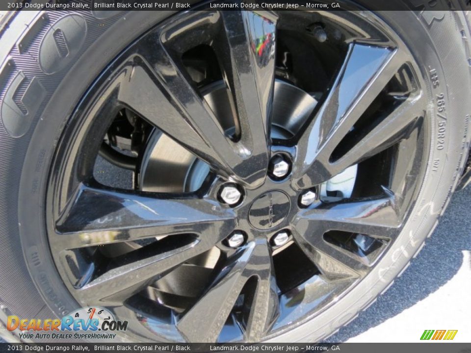 2013 Dodge Durango Rallye Brilliant Black Crystal Pearl / Black Photo #5