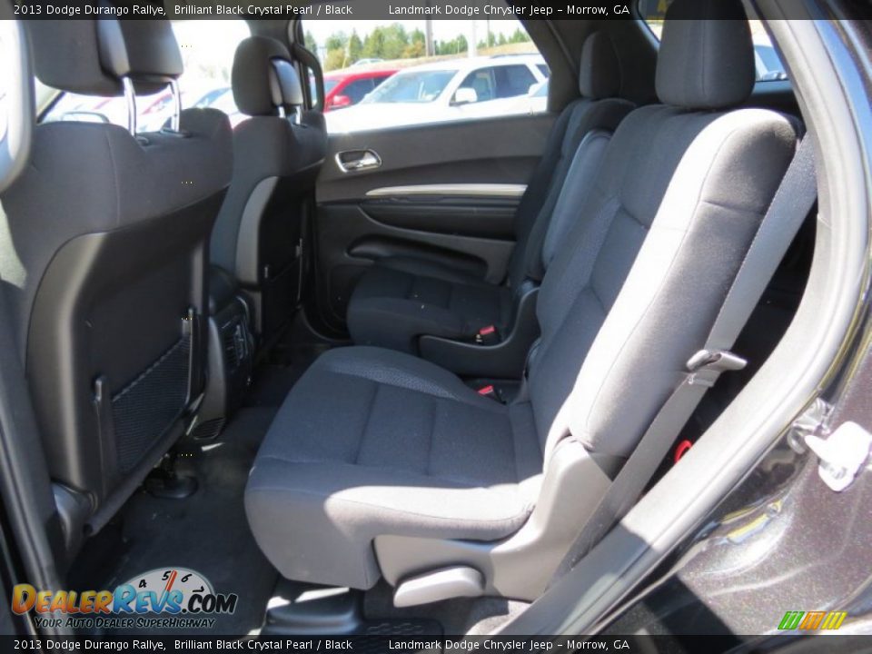 2013 Dodge Durango Rallye Brilliant Black Crystal Pearl / Black Photo #7