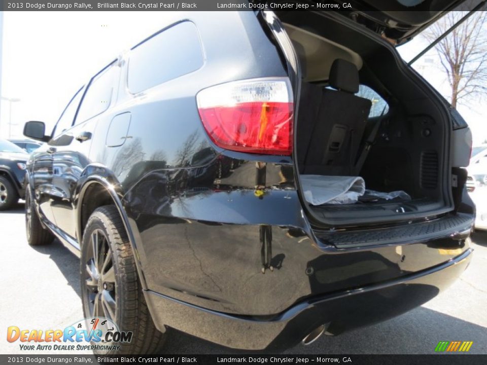 2013 Dodge Durango Rallye Brilliant Black Crystal Pearl / Black Photo #9