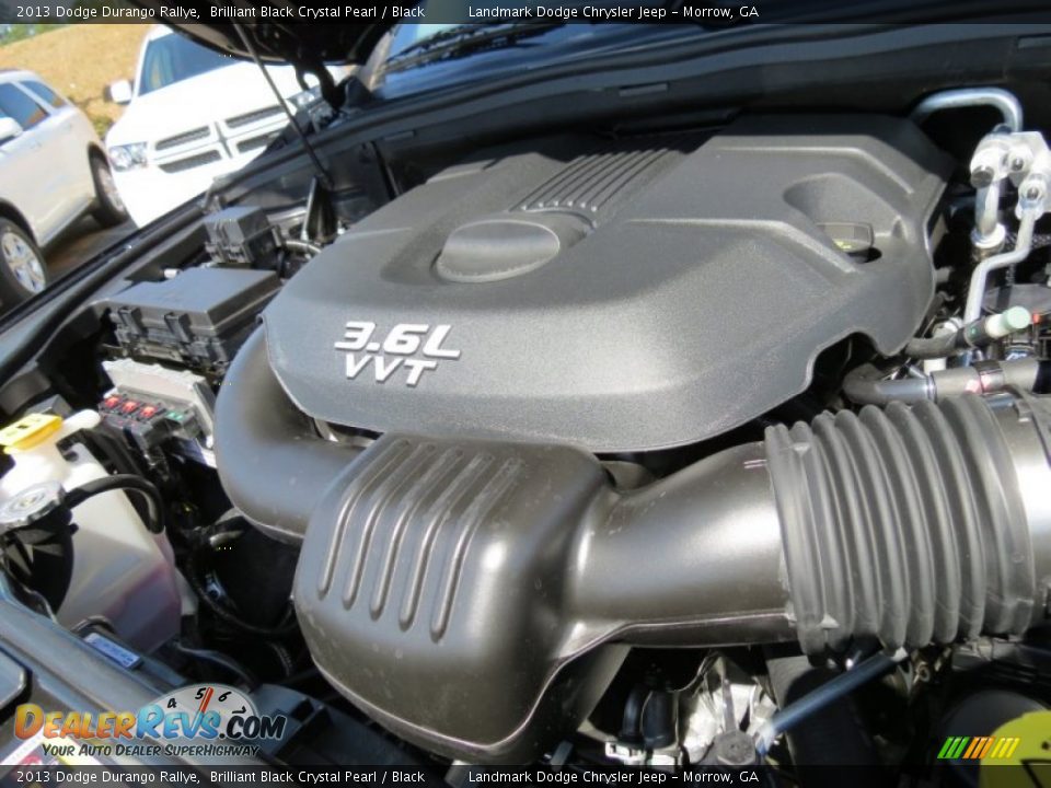 2013 Dodge Durango Rallye Brilliant Black Crystal Pearl / Black Photo #10