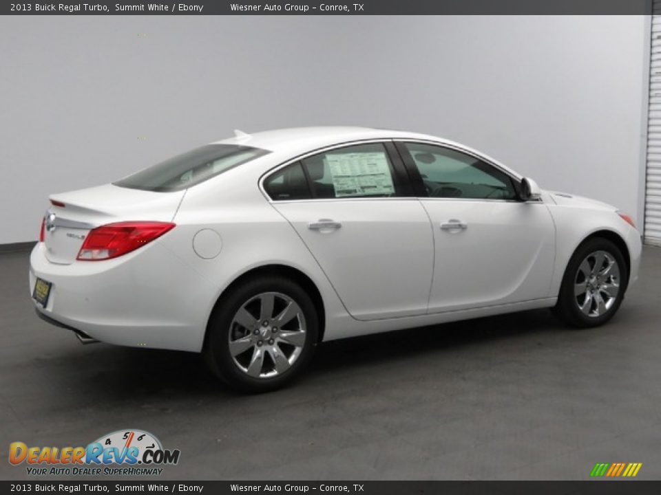 2013 Buick Regal Turbo Summit White / Ebony Photo #2