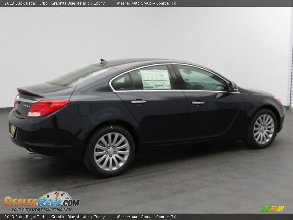 2013 Buick Regal Turbo Graphite Blue Metallic / Ebony Photo #2