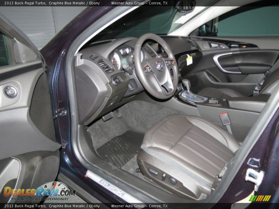2013 Buick Regal Turbo Graphite Blue Metallic / Ebony Photo #4