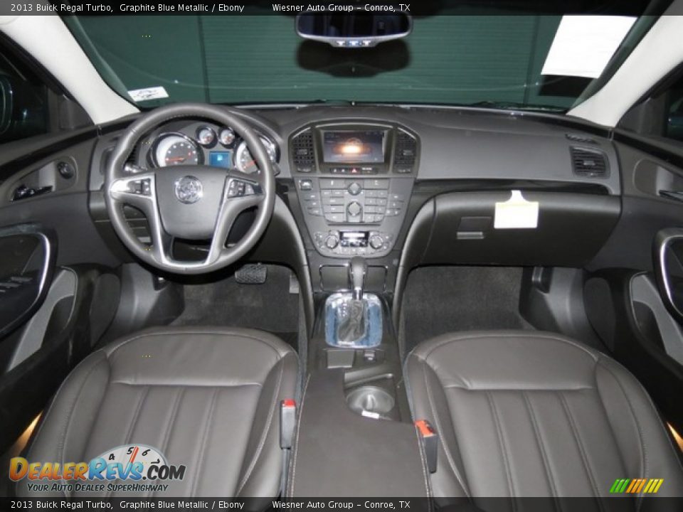 2013 Buick Regal Turbo Graphite Blue Metallic / Ebony Photo #6