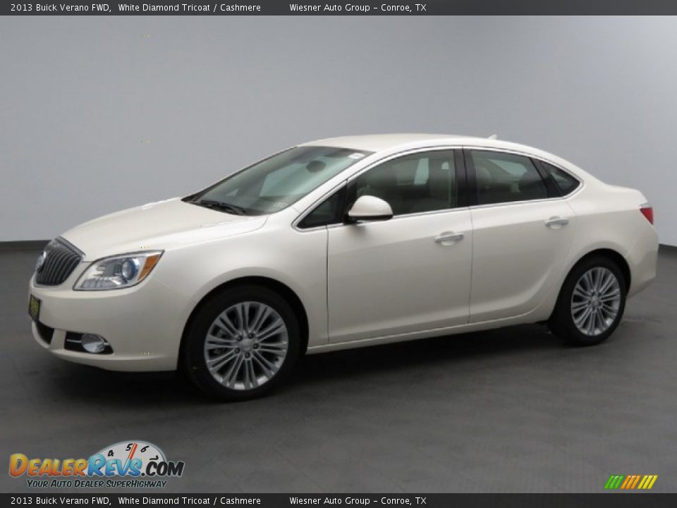 2013 Buick Verano FWD White Diamond Tricoat / Cashmere Photo #1