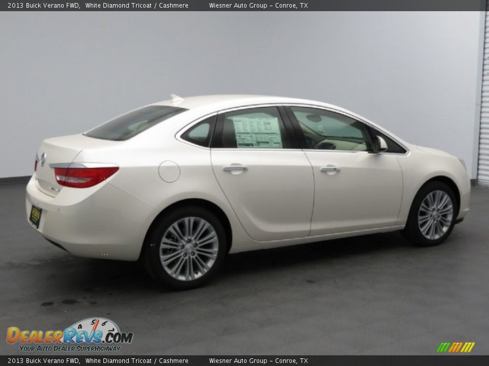 2013 Buick Verano FWD White Diamond Tricoat / Cashmere Photo #3
