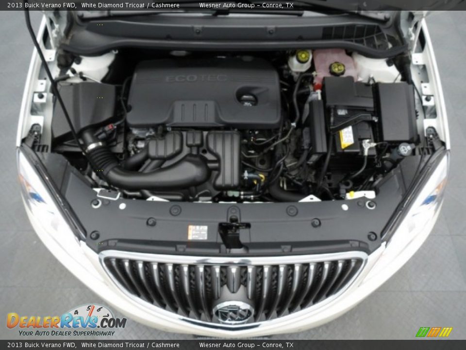 2013 Buick Verano FWD White Diamond Tricoat / Cashmere Photo #4