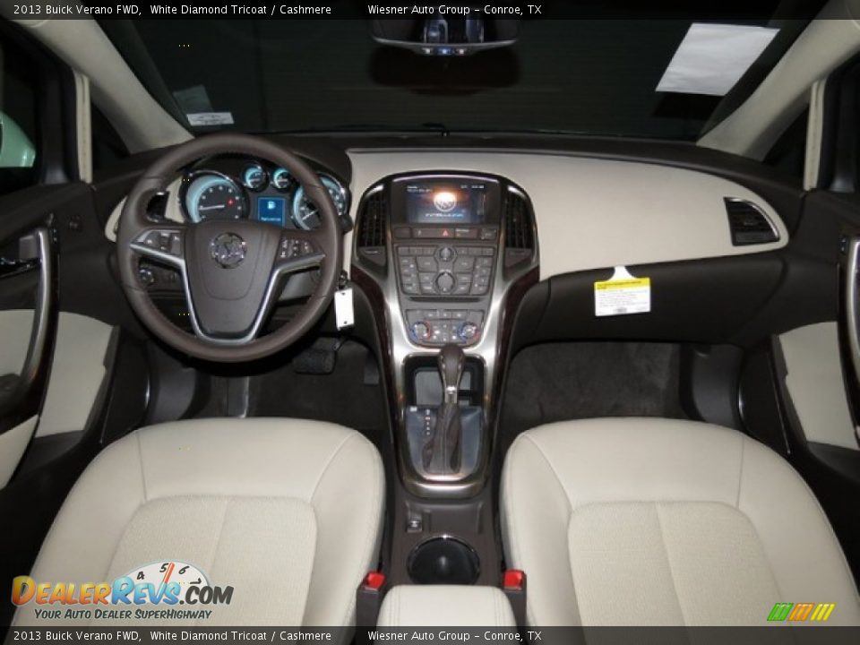 2013 Buick Verano FWD White Diamond Tricoat / Cashmere Photo #7