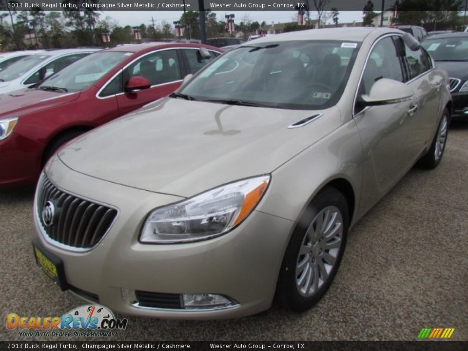 2013 Buick Regal Turbo Champagne Silver Metallic / Cashmere Photo #2