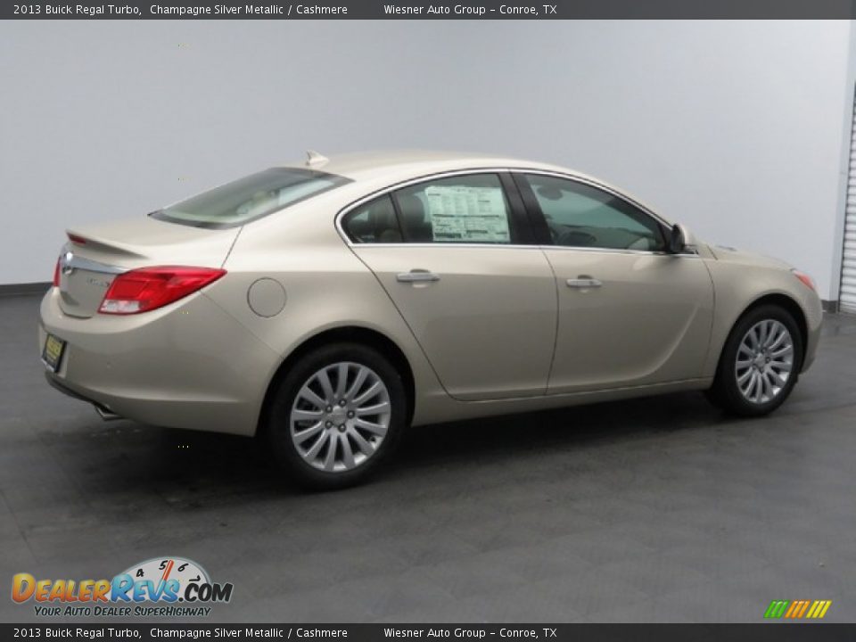 2013 Buick Regal Turbo Champagne Silver Metallic / Cashmere Photo #3