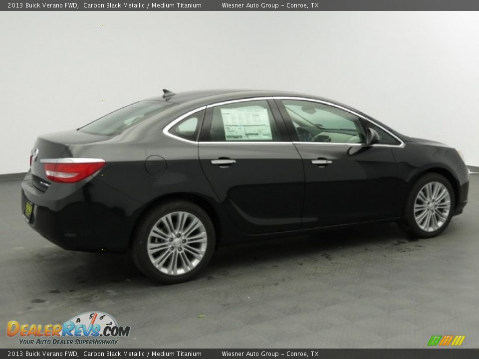 2013 Buick Verano FWD Carbon Black Metallic / Medium Titanium Photo #2