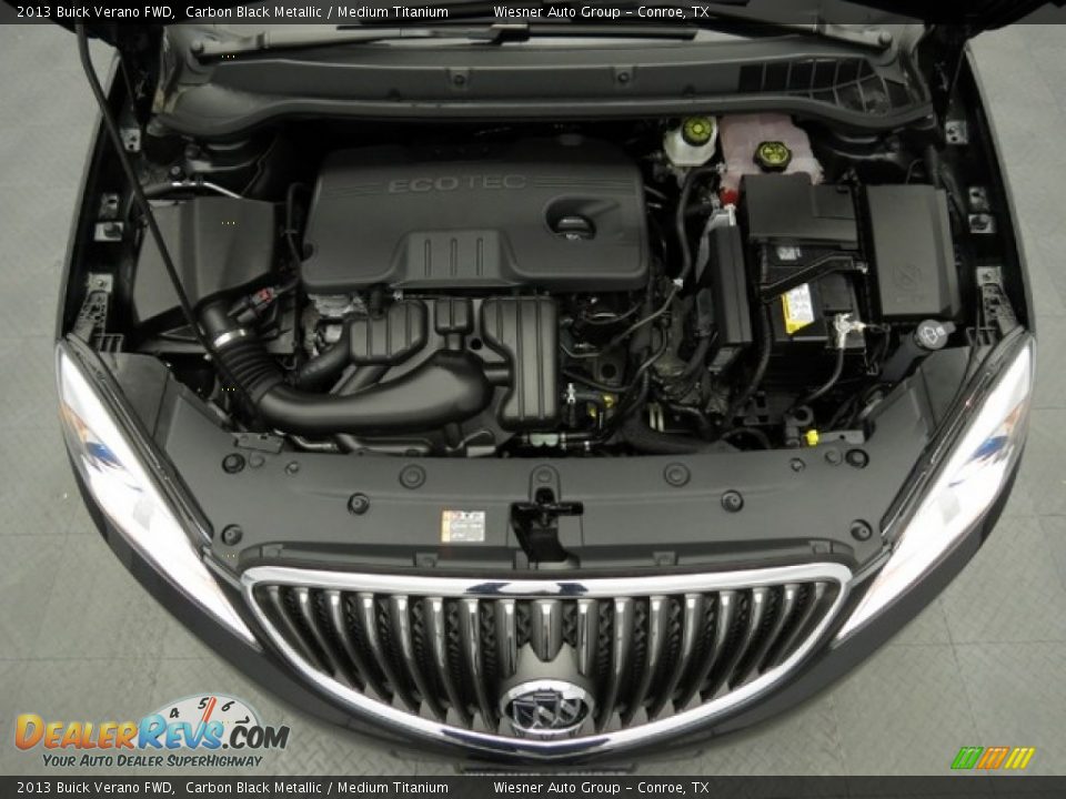 2013 Buick Verano FWD Carbon Black Metallic / Medium Titanium Photo #3