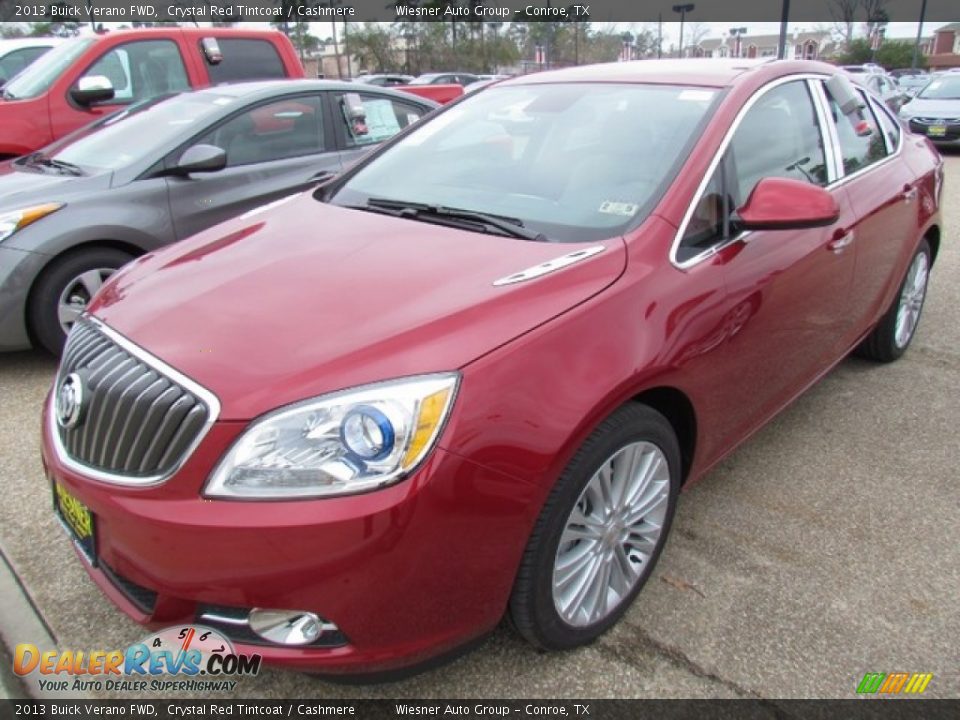 2013 Buick Verano FWD Crystal Red Tintcoat / Cashmere Photo #2