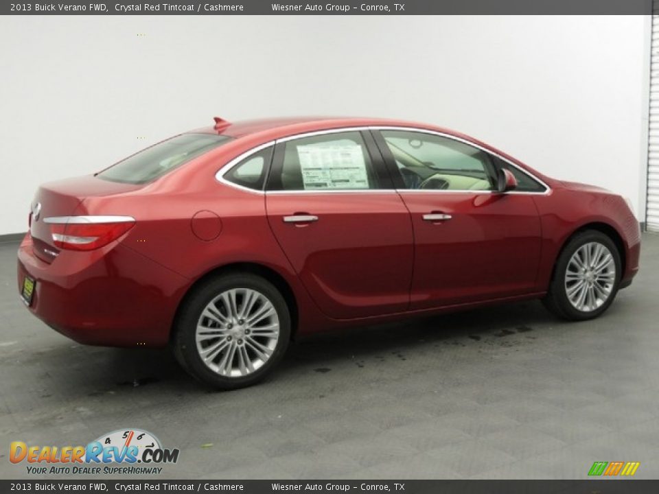 2013 Buick Verano FWD Crystal Red Tintcoat / Cashmere Photo #3