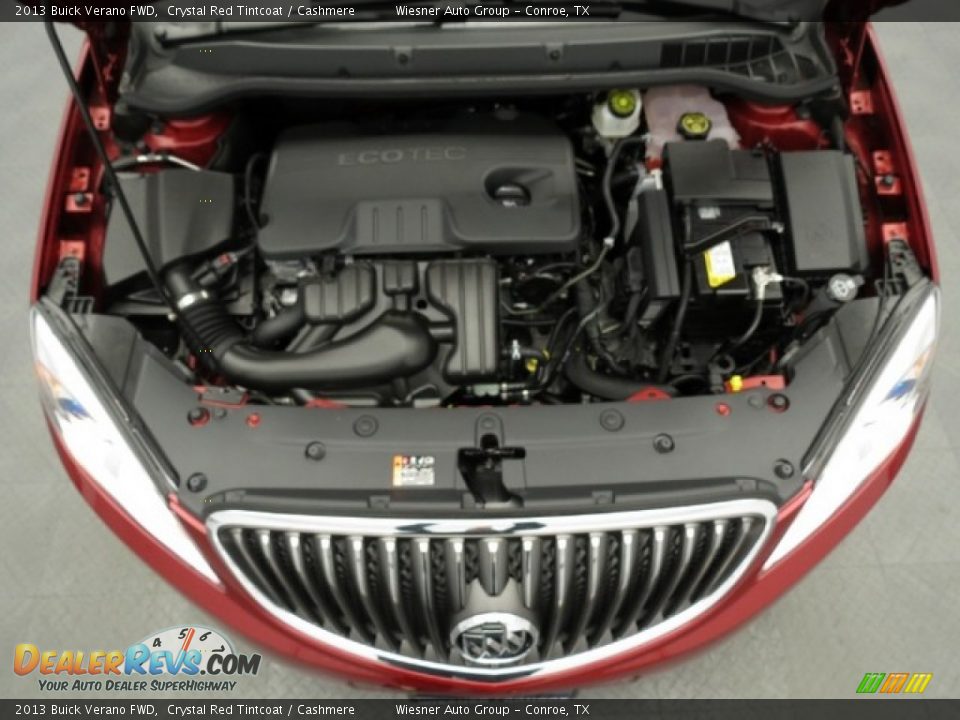 2013 Buick Verano FWD Crystal Red Tintcoat / Cashmere Photo #4