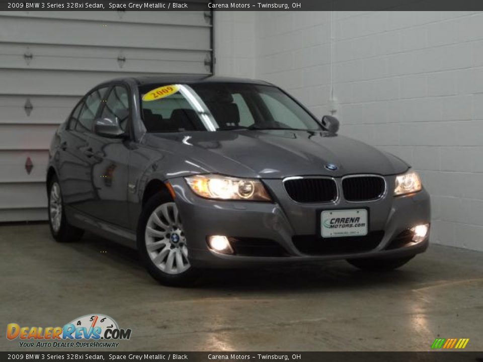 2009 BMW 3 Series 328xi Sedan Space Grey Metallic / Black Photo #2