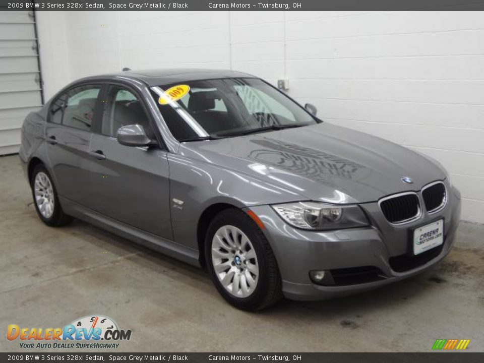 2009 BMW 3 Series 328xi Sedan Space Grey Metallic / Black Photo #4