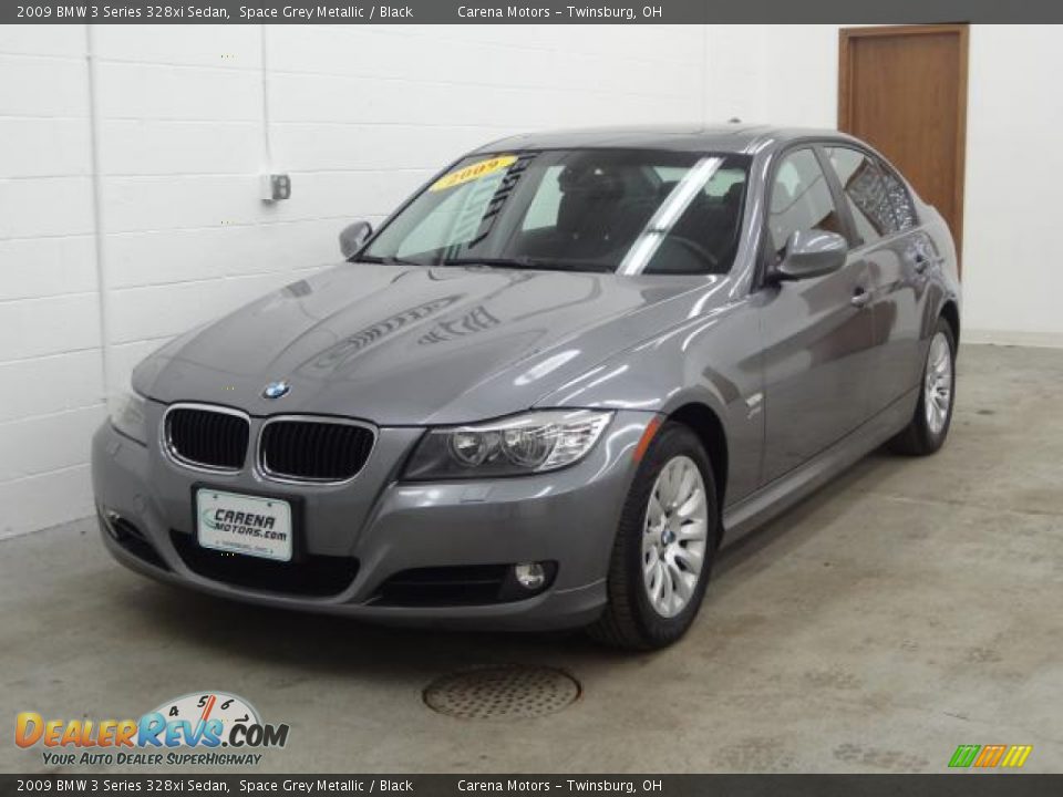 2009 BMW 3 Series 328xi Sedan Space Grey Metallic / Black Photo #12