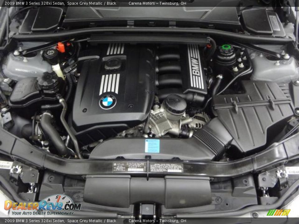 2009 BMW 3 Series 328xi Sedan Space Grey Metallic / Black Photo #13