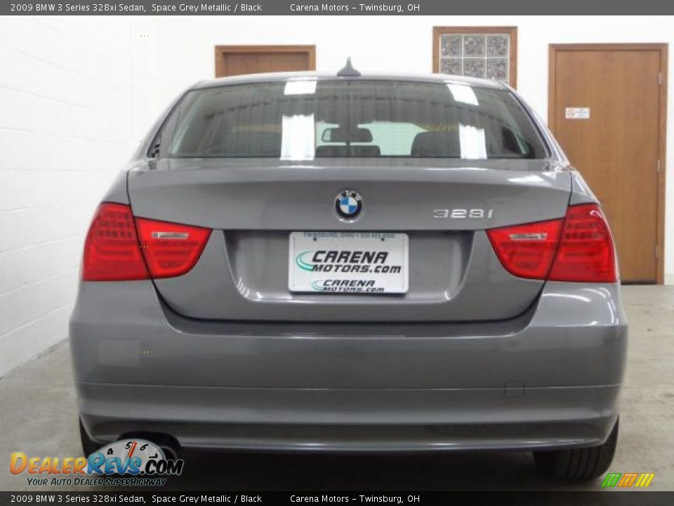 2009 BMW 3 Series 328xi Sedan Space Grey Metallic / Black Photo #14