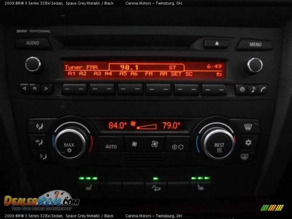 2009 BMW 3 Series 328xi Sedan Space Grey Metallic / Black Photo #15