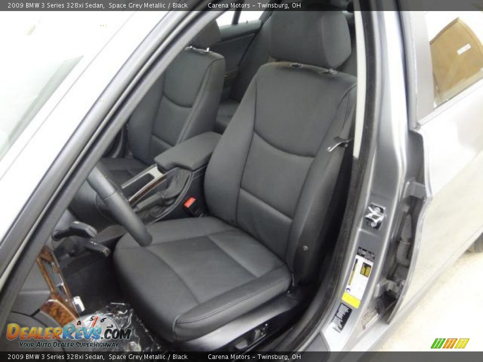 2009 BMW 3 Series 328xi Sedan Space Grey Metallic / Black Photo #23