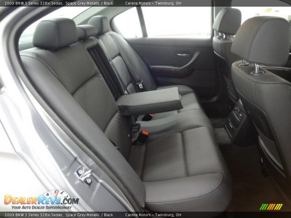 2009 BMW 3 Series 328xi Sedan Space Grey Metallic / Black Photo #31