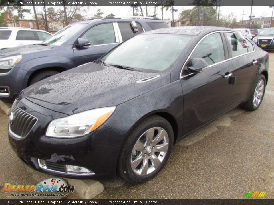 2013 Buick Regal Turbo Graphite Blue Metallic / Ebony Photo #2