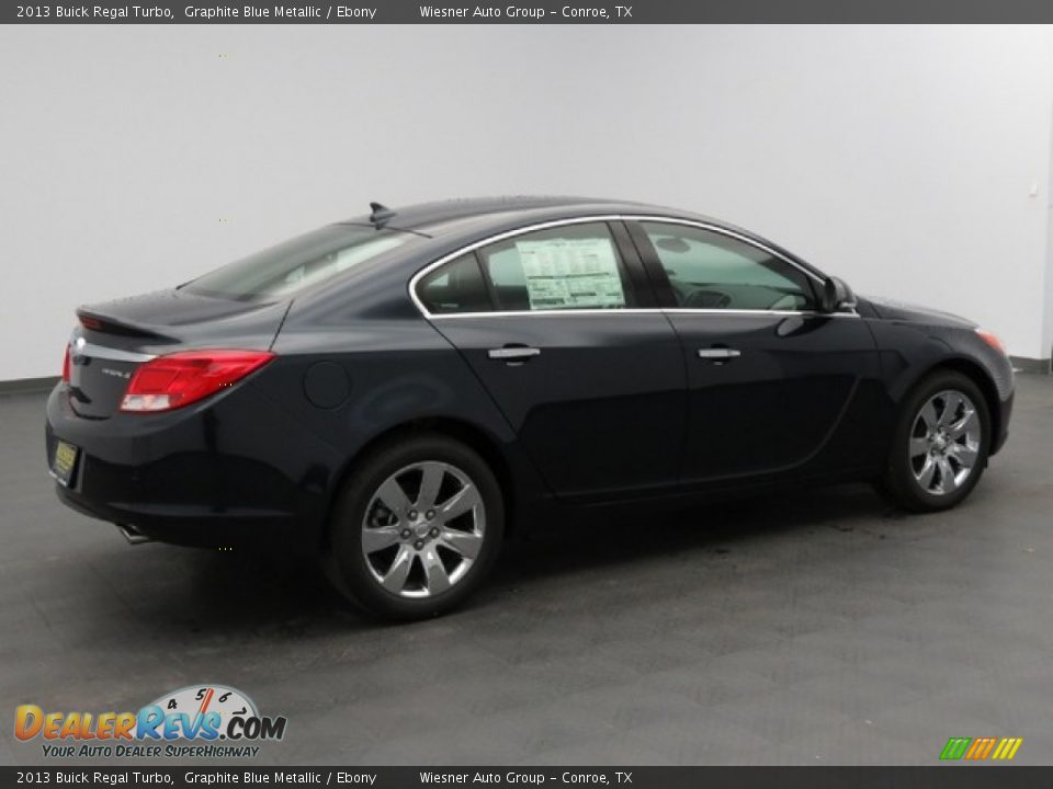 2013 Buick Regal Turbo Graphite Blue Metallic / Ebony Photo #3