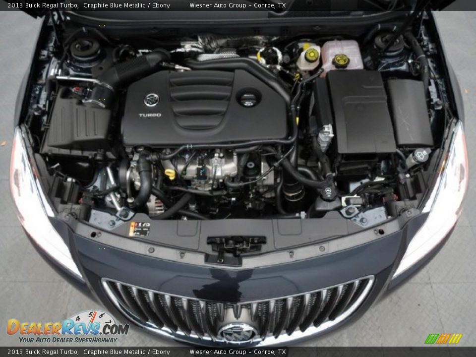 2013 Buick Regal Turbo Graphite Blue Metallic / Ebony Photo #4