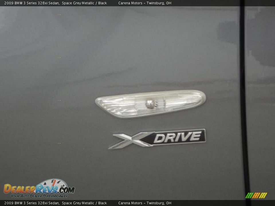 2009 BMW 3 Series 328xi Sedan Space Grey Metallic / Black Photo #35