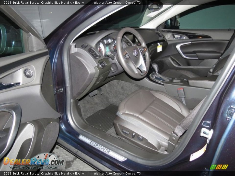 2013 Buick Regal Turbo Graphite Blue Metallic / Ebony Photo #5