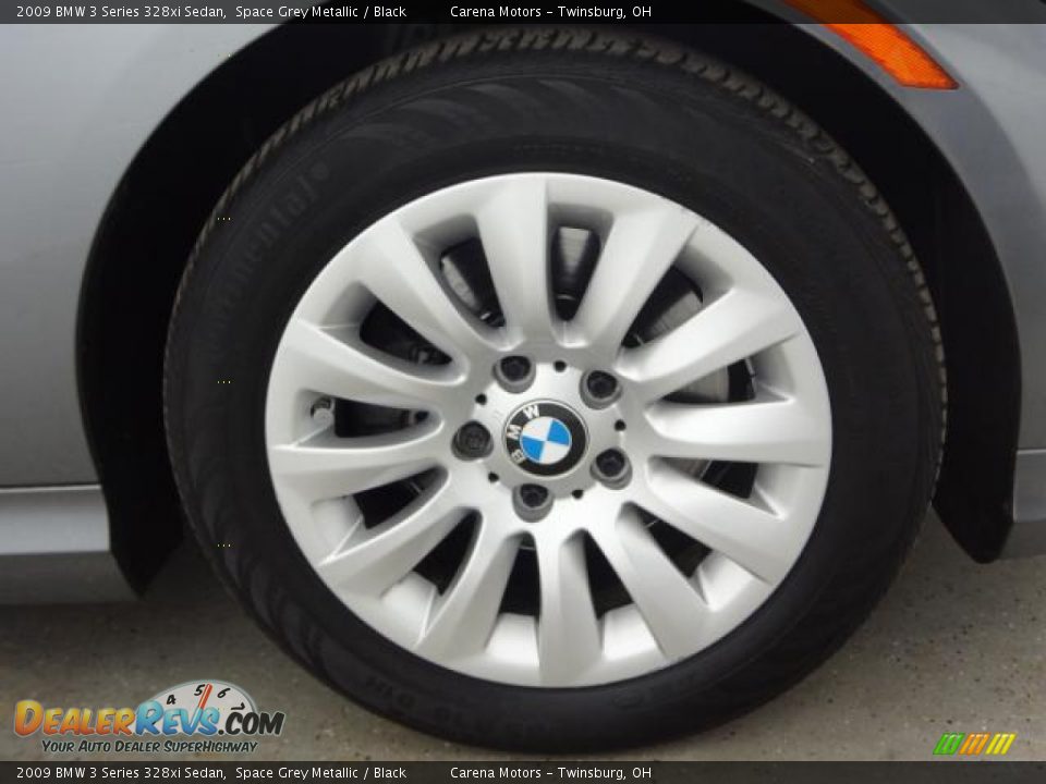 2009 BMW 3 Series 328xi Sedan Space Grey Metallic / Black Photo #36