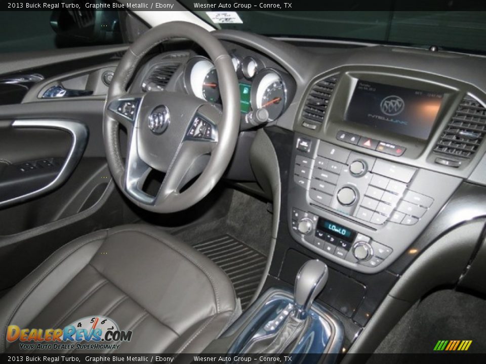 2013 Buick Regal Turbo Graphite Blue Metallic / Ebony Photo #6